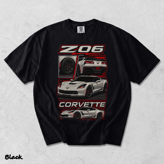 Corvette Z06 - Black mockup