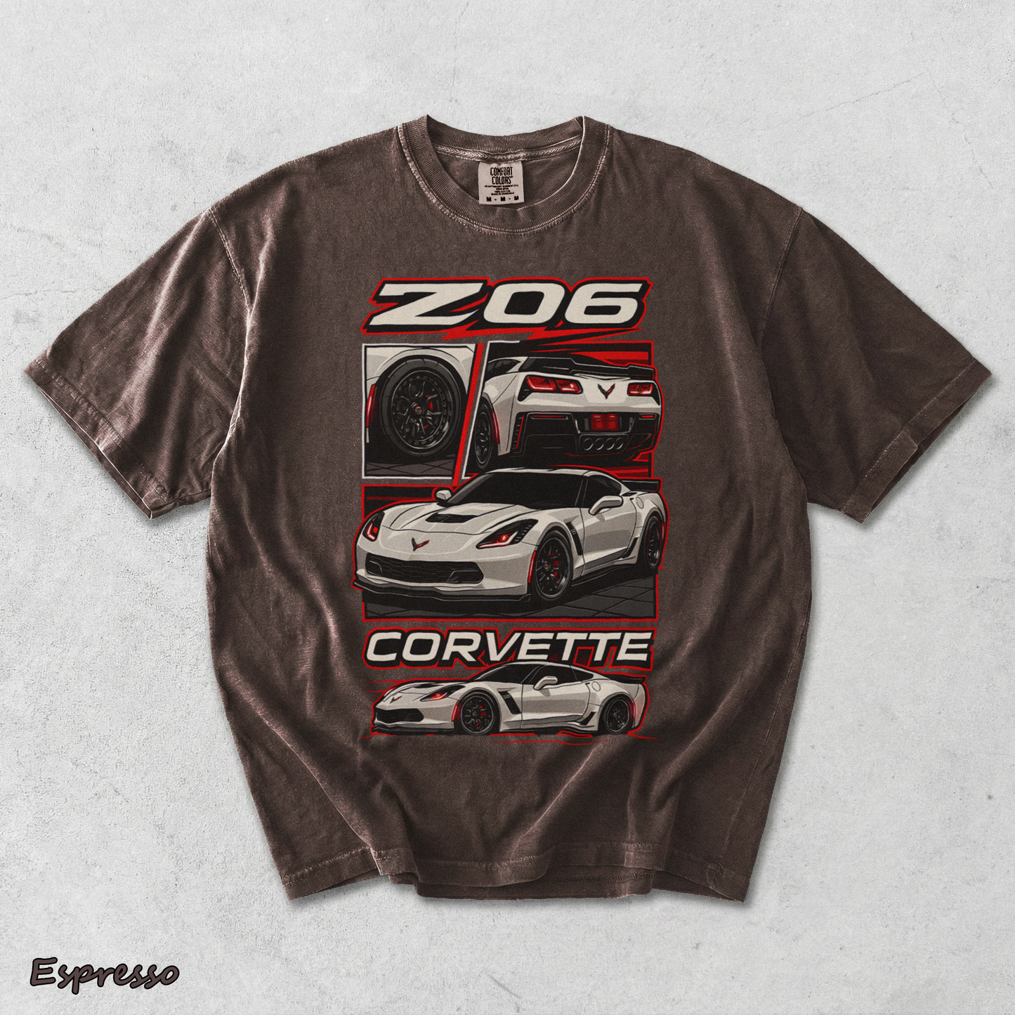 Corvette Z06 - Espresso mockup