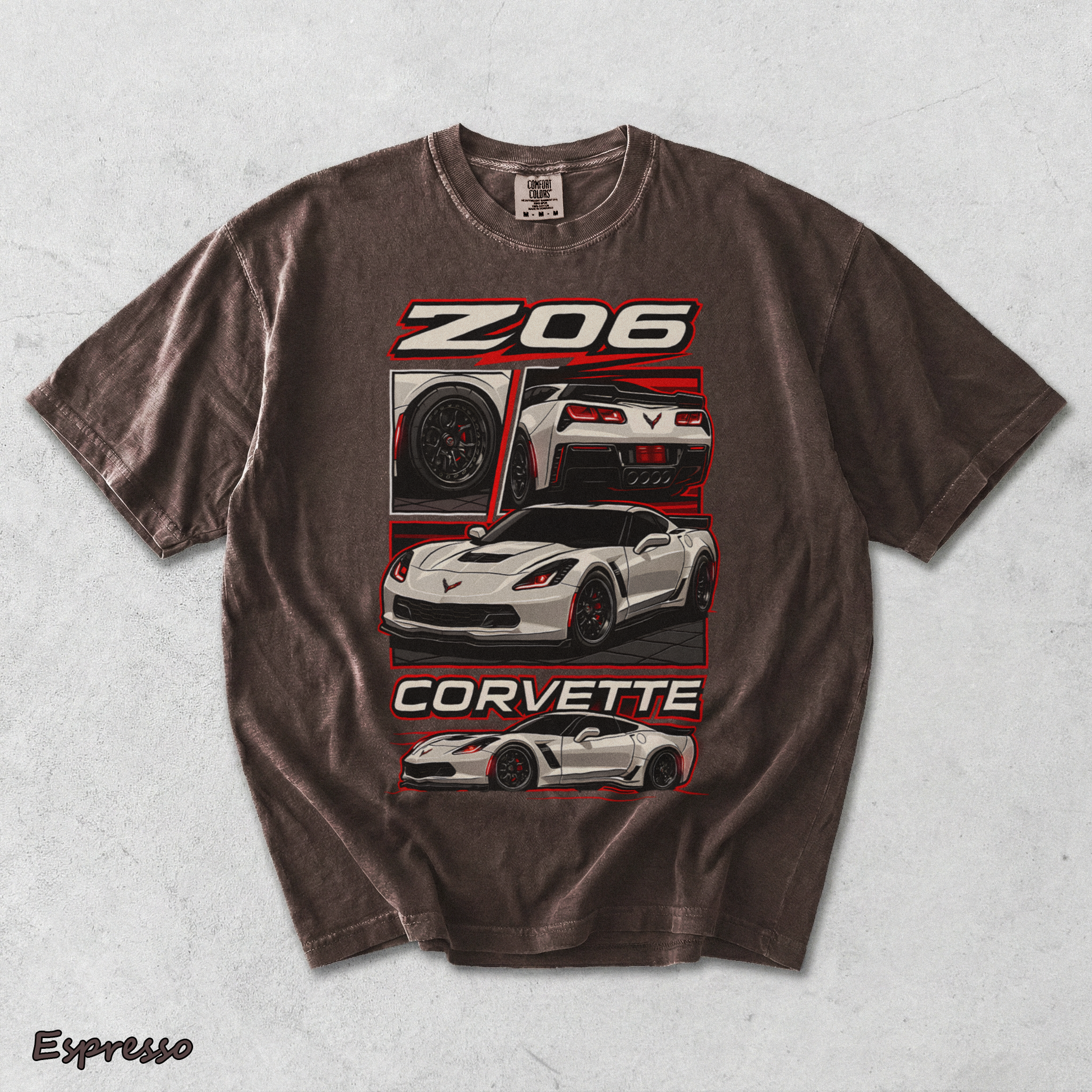 Corvette Z06 - Espresso mockup