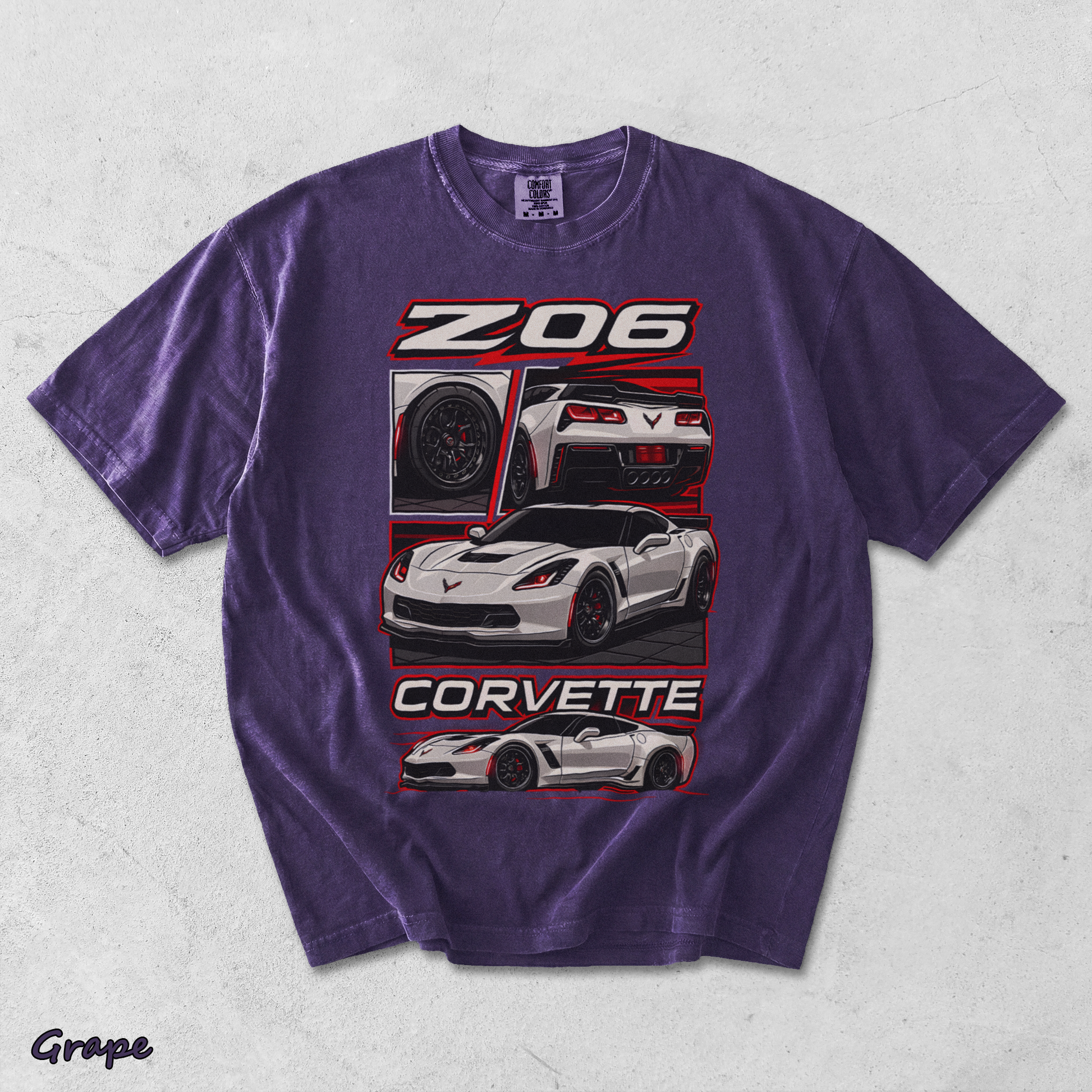 Corvette Z06 - Grape mockup