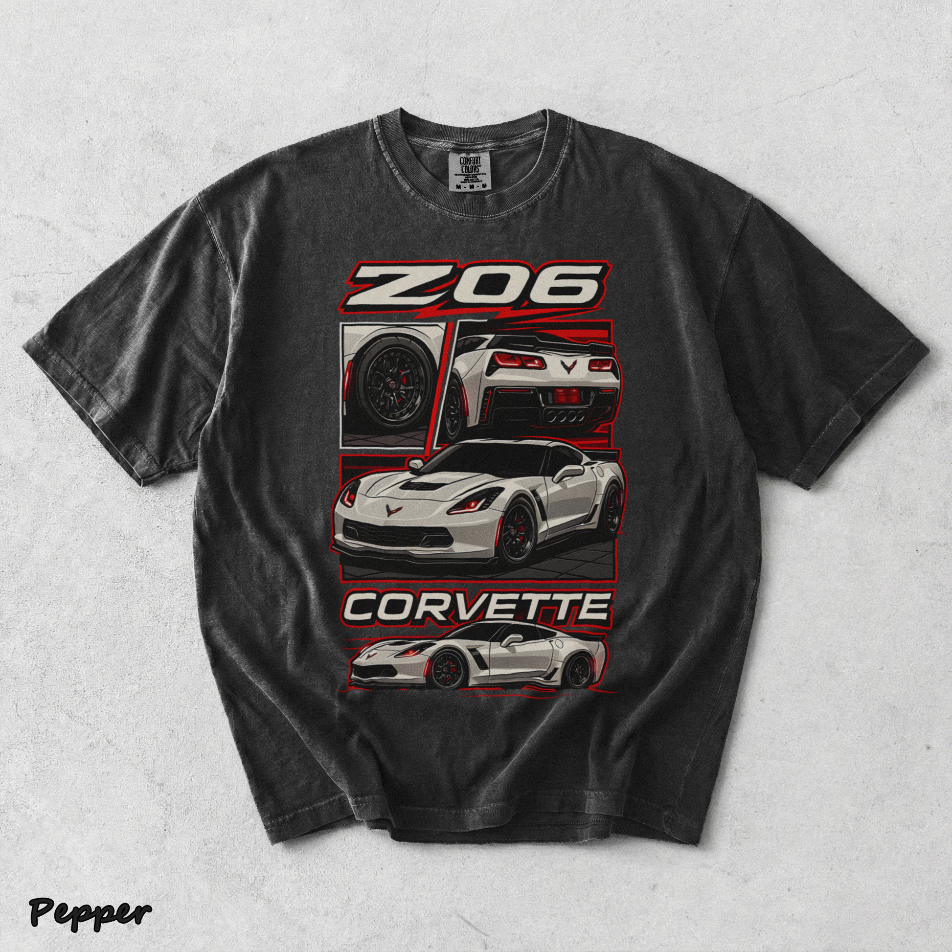 Corvette Z06 - Pepper mockup
