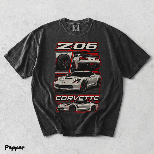 Corvette Z06 - Pepper mockup