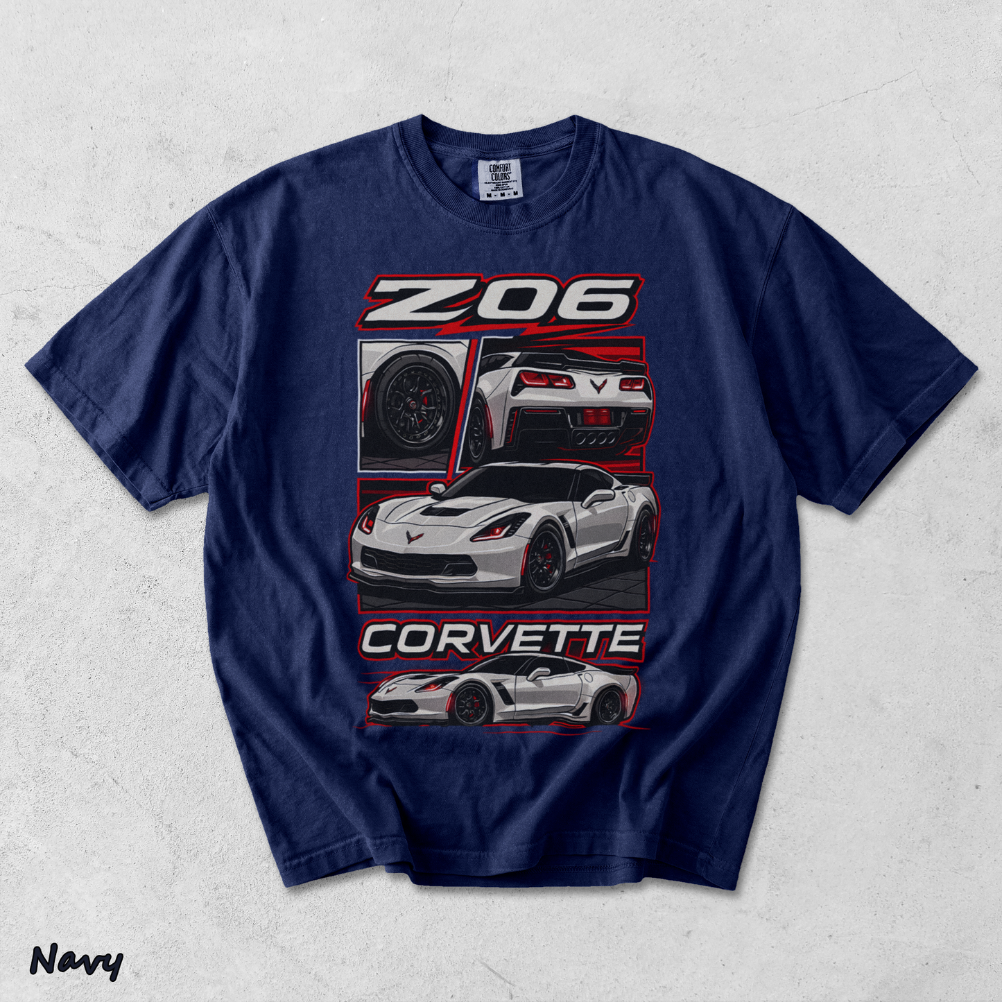 Corvette Z06 - True Navy mockup