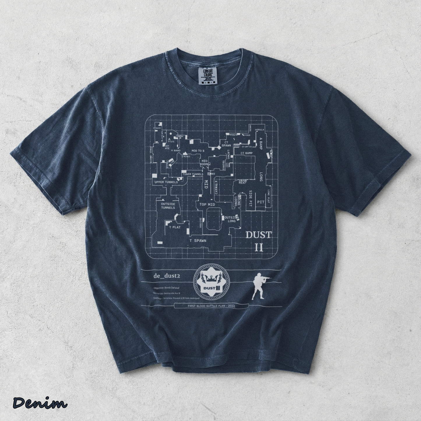 Counter Strike S - Denim mockup