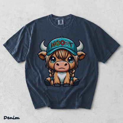 Cow Moody - Denim mockup