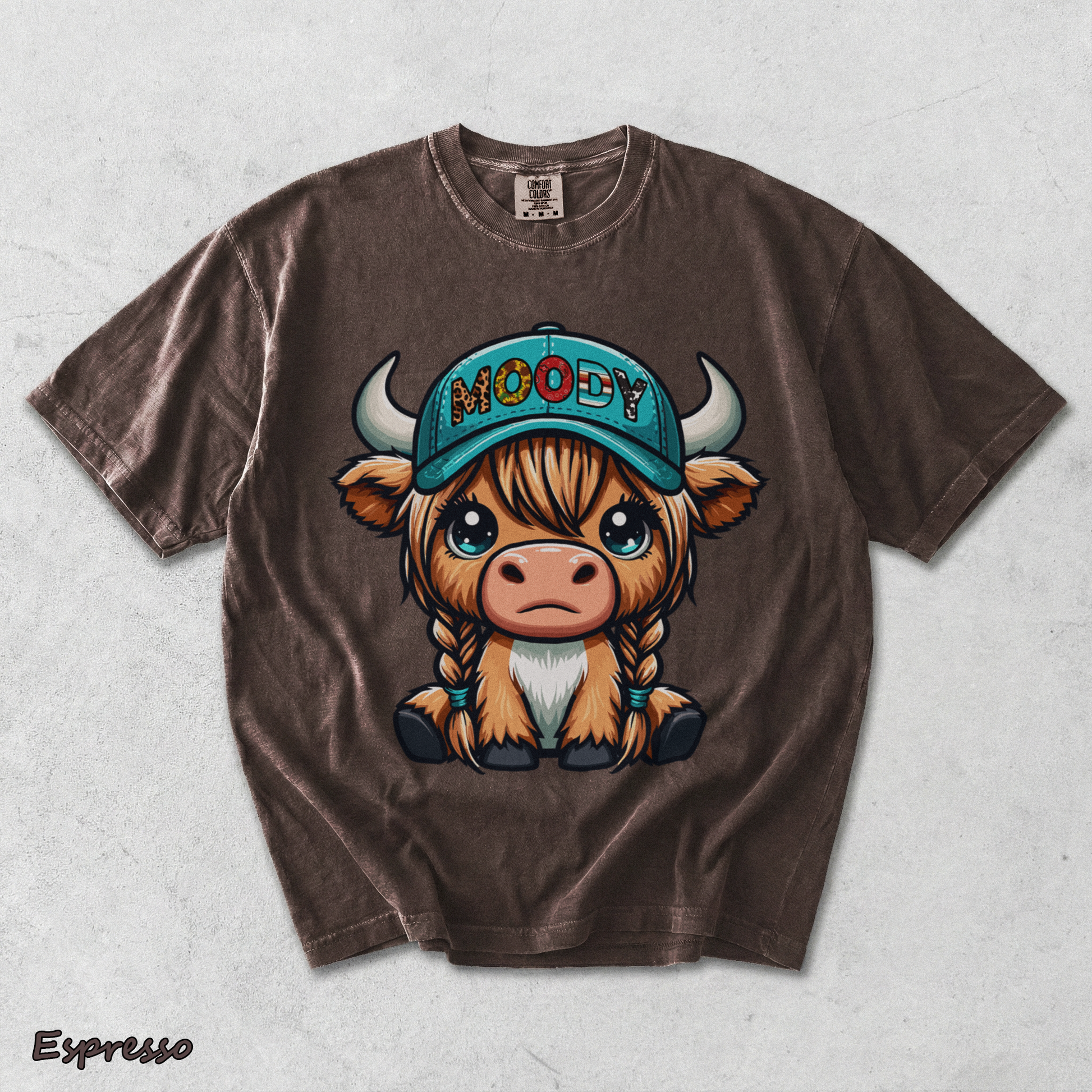 Cow Moody - Espresso mockup
