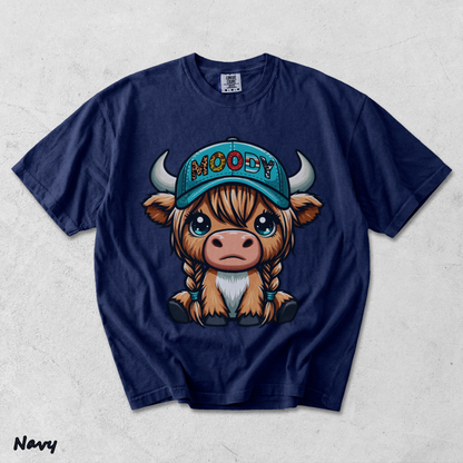 Cow Moody - True Navy mockup