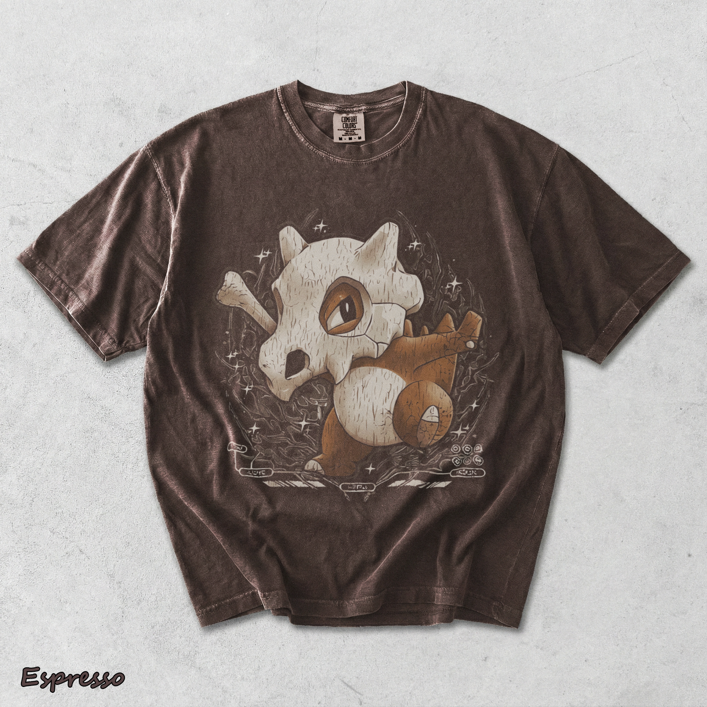 Cubone Skull Bone Double Back - Espresso mockup