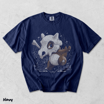 Cubone Skull Bone Double Back - True Navy mockup