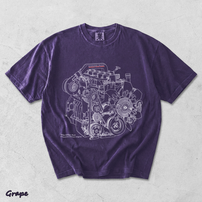 Cummins 5.9L 12V Engine Hoodie_1 - Grape mockup