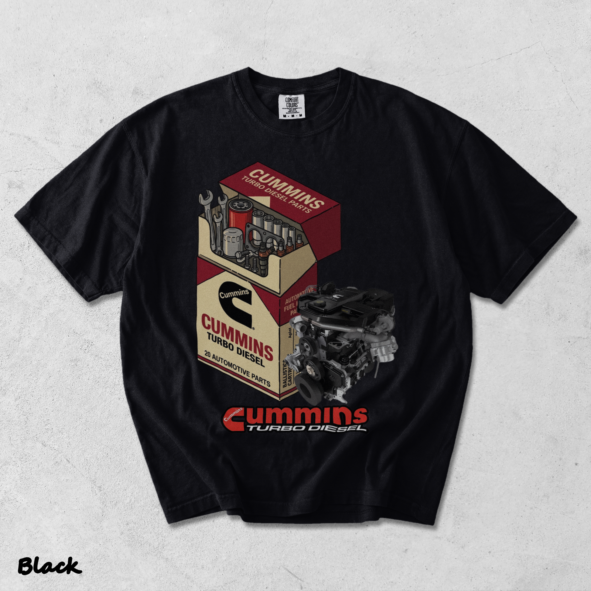 Cummins Turbo Diesel - Black mockup