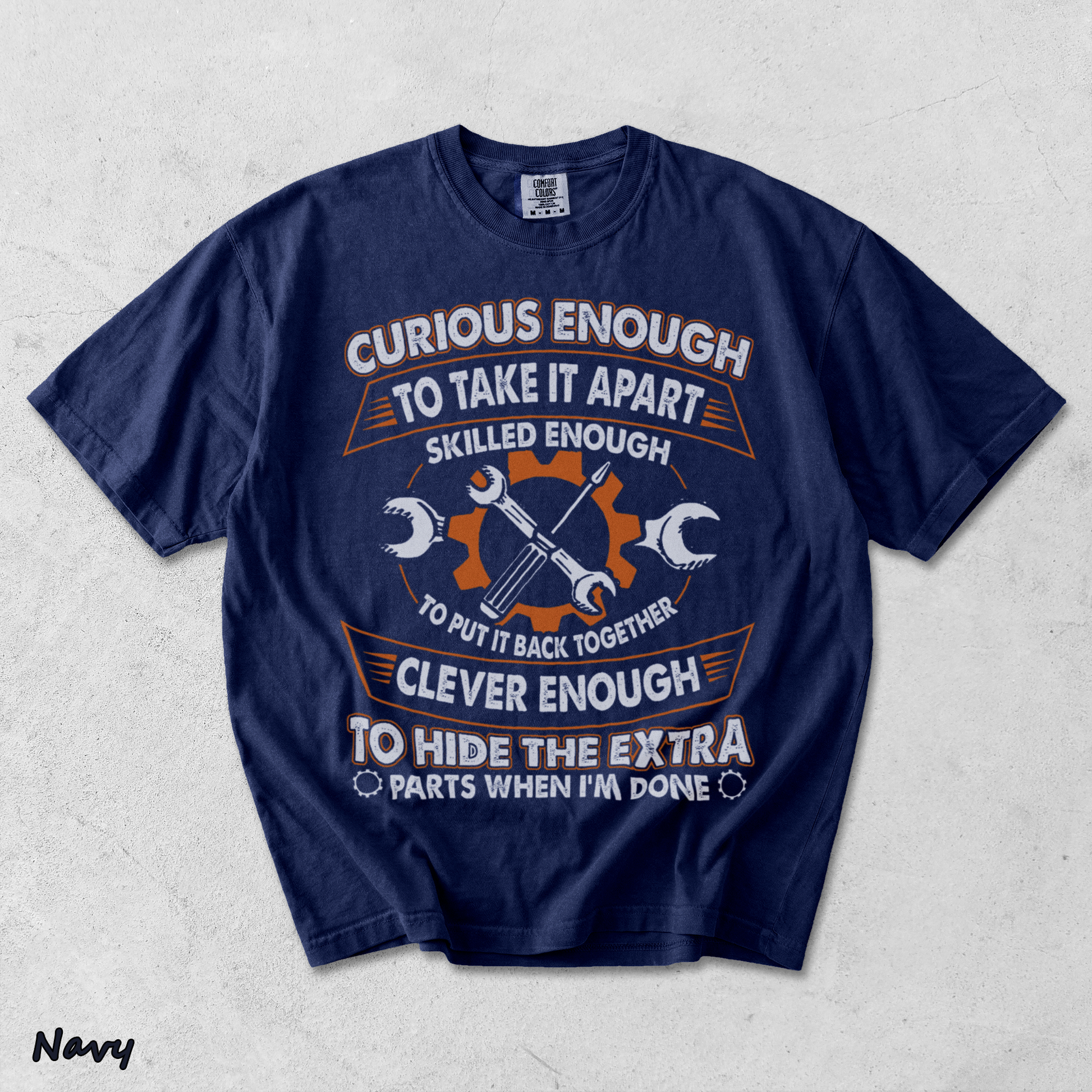 Curious enough to take it apart skilled enough - True Navy mockup
