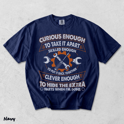 Curious enough to take it apart skilled enough - True Navy mockup