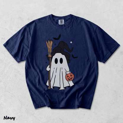 Cute Ghost Pumpkin 2 - True Navy mockup