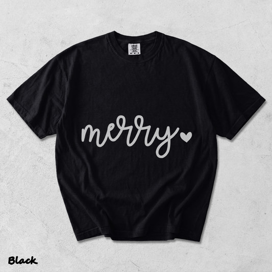 Cute Merry - Black mockup