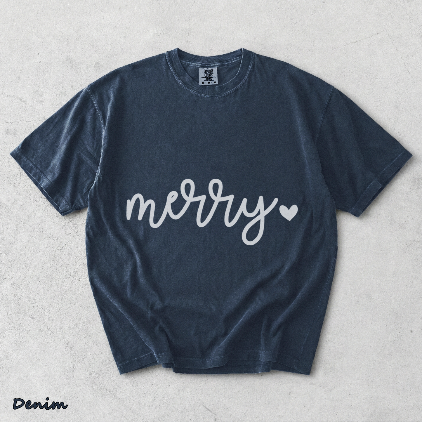 Cute Merry - Denim mockup