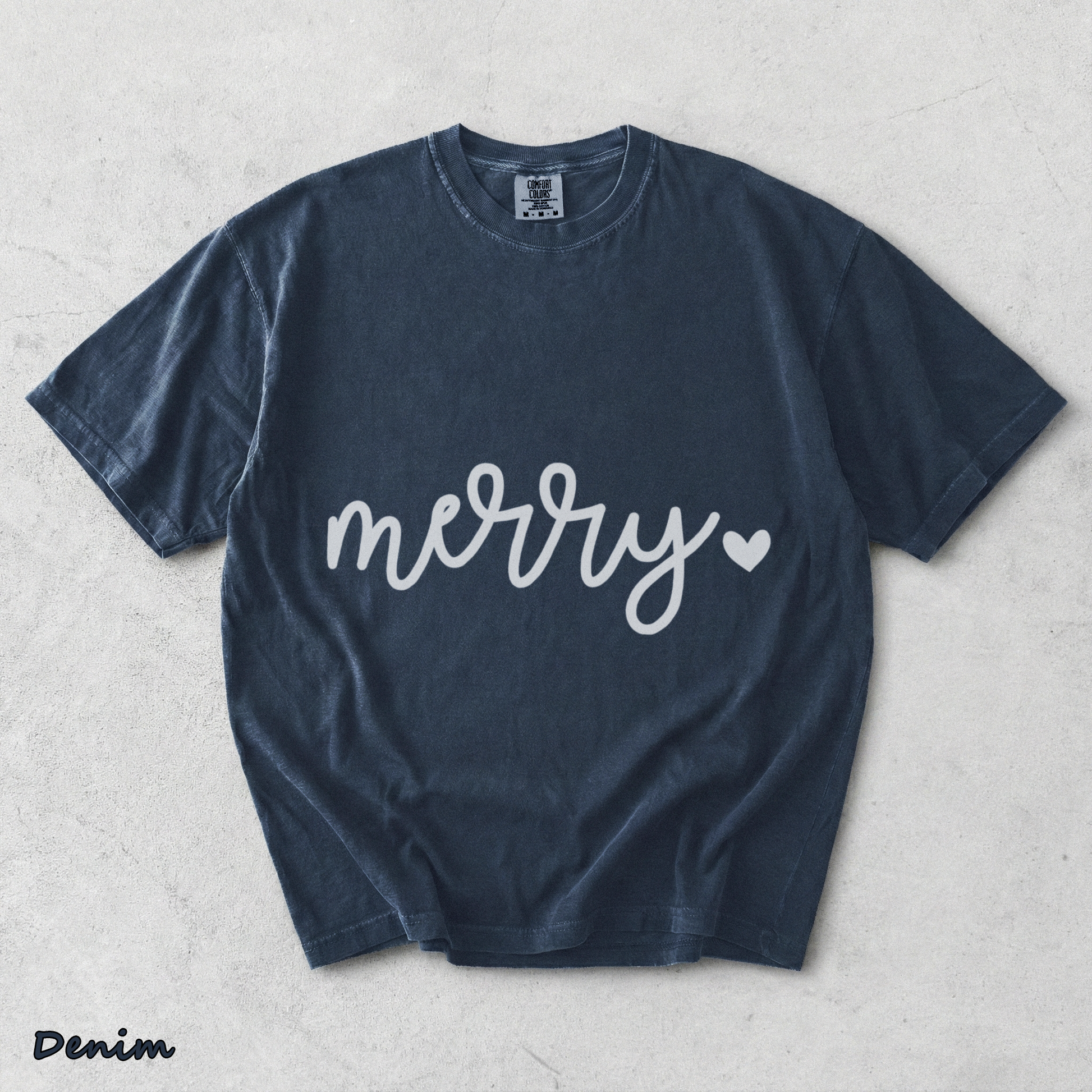 Cute Merry - Denim mockup