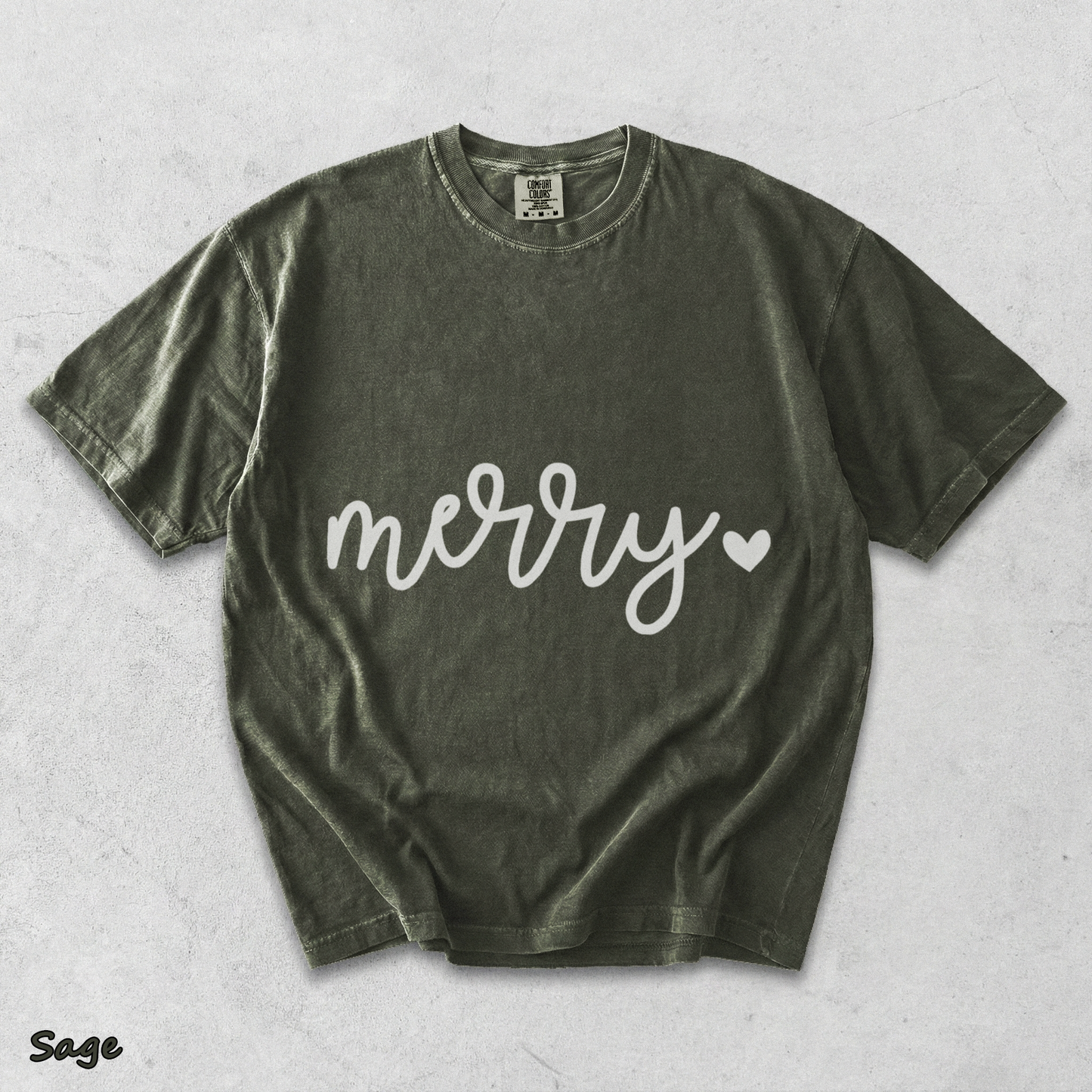 Cute Merry - Sage mockup