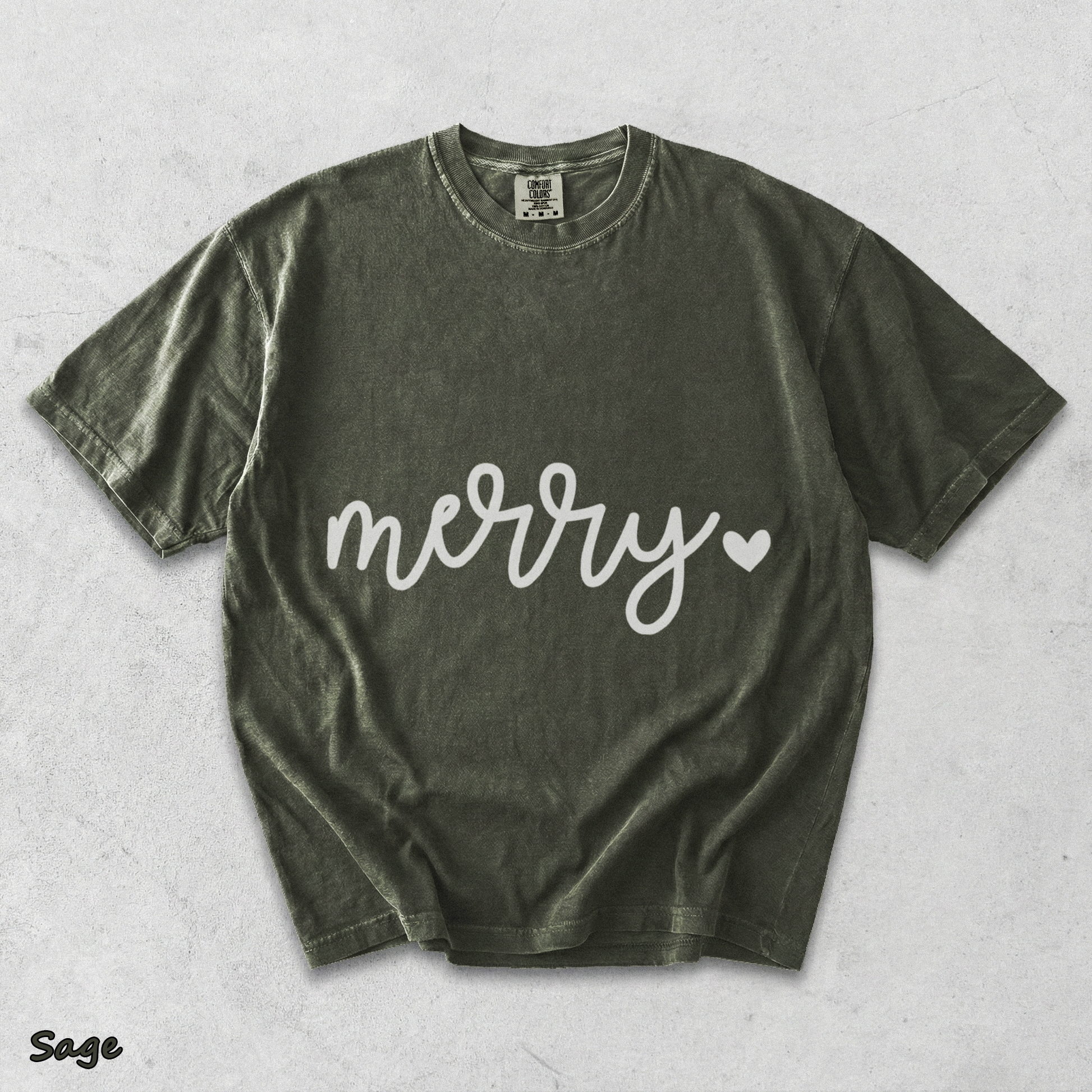 Cute Merry - Sage mockup