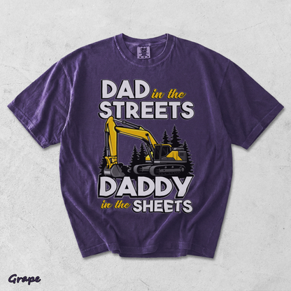Dad in the Streets Excavator - Grape mockup