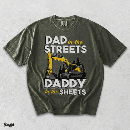 Dad in the Streets Excavator - Sage mockup
