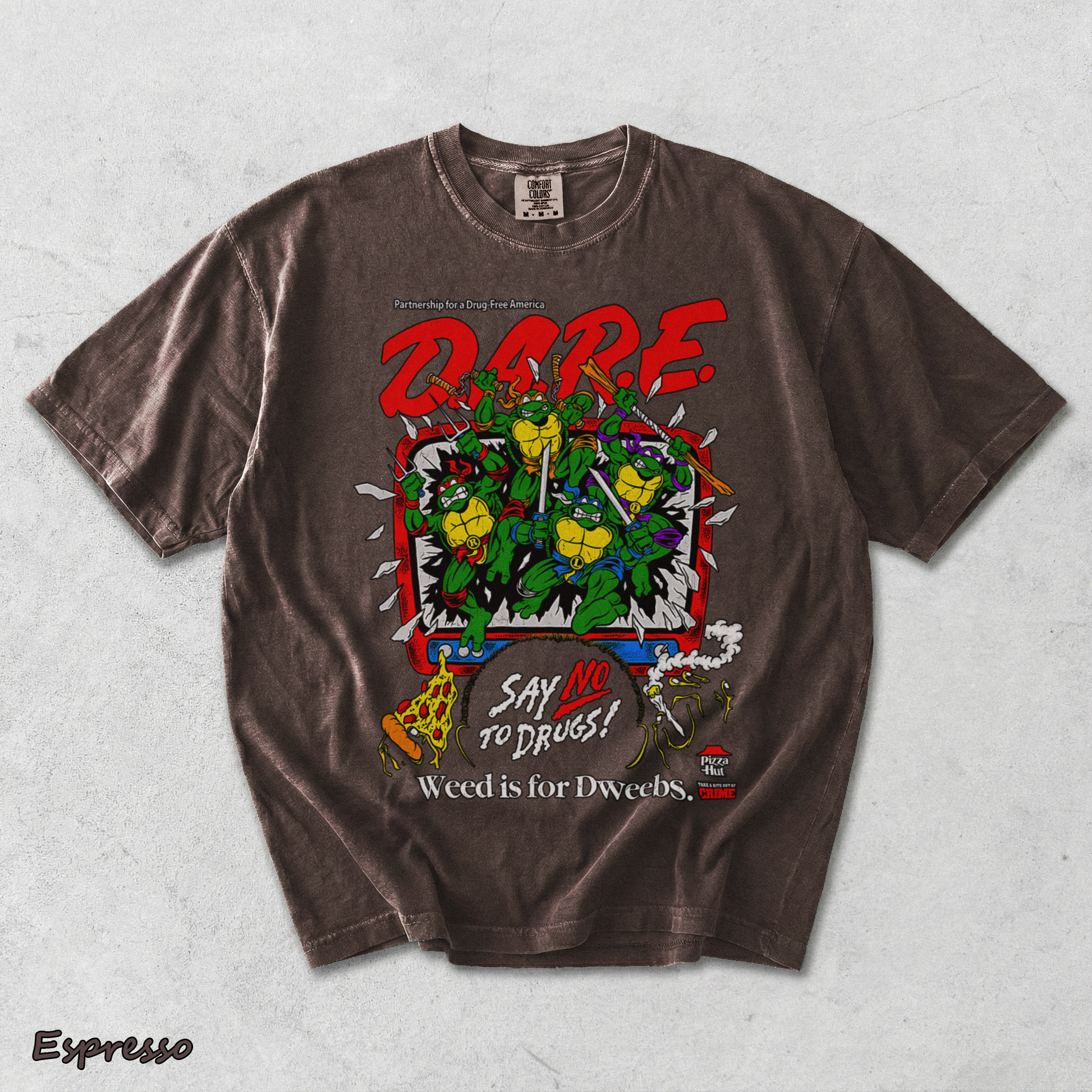 DARE Say No To Drugs - Espresso mockup