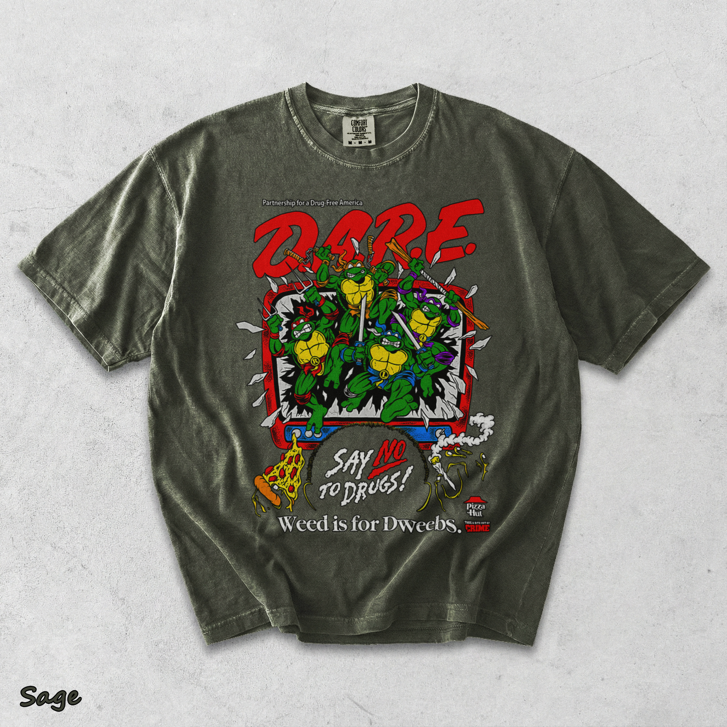DARE Say No To Drugs - Sage mockup
