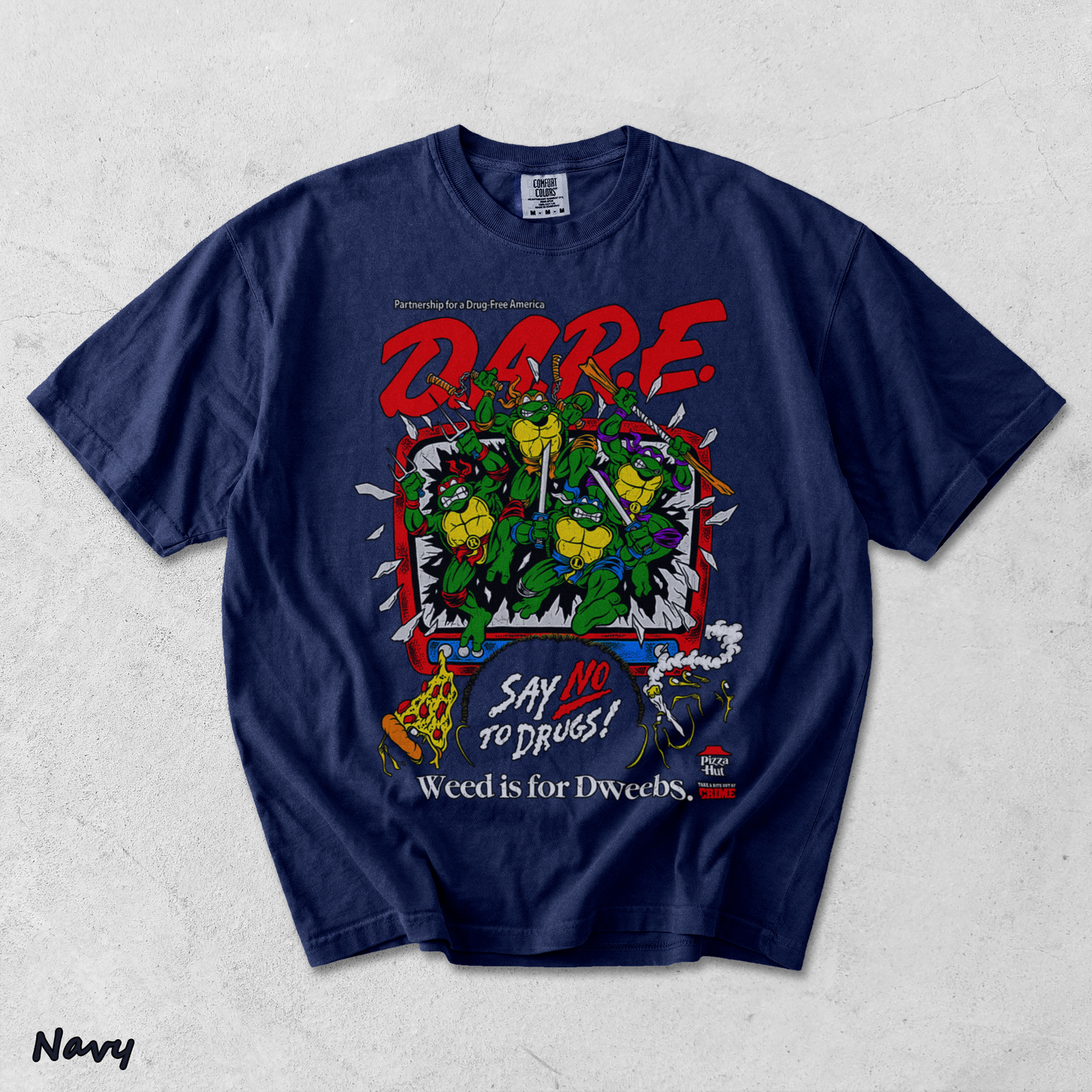 DARE Say No To Drugs - True Navy mockup