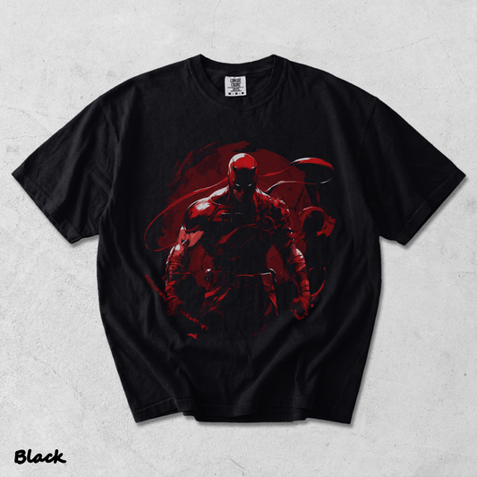 Daredevil Born T-shirt back - Black mockup