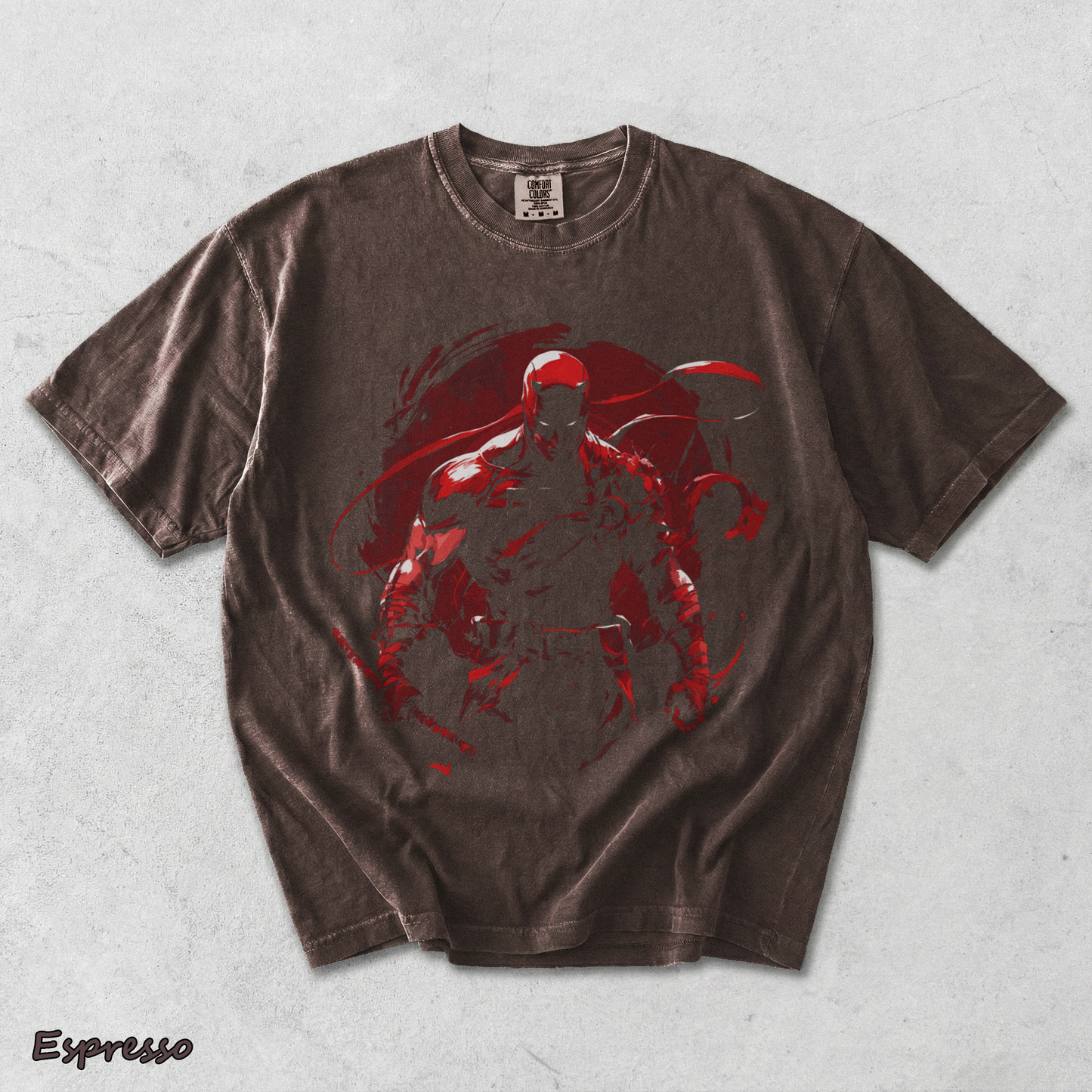Daredevil Born T-shirt back - Espresso mockup