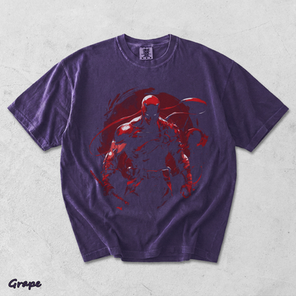 Daredevil Born T-shirt back - Grape mockup