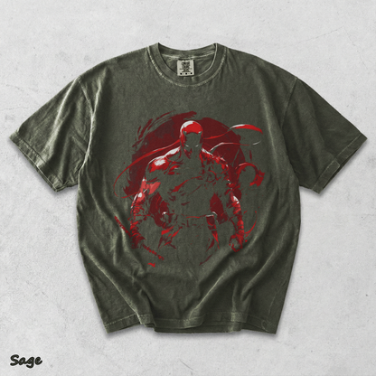Daredevil Born T-shirt back - Sage mockup