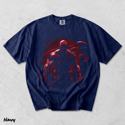 Daredevil Born T-shirt back - True Navy mockup