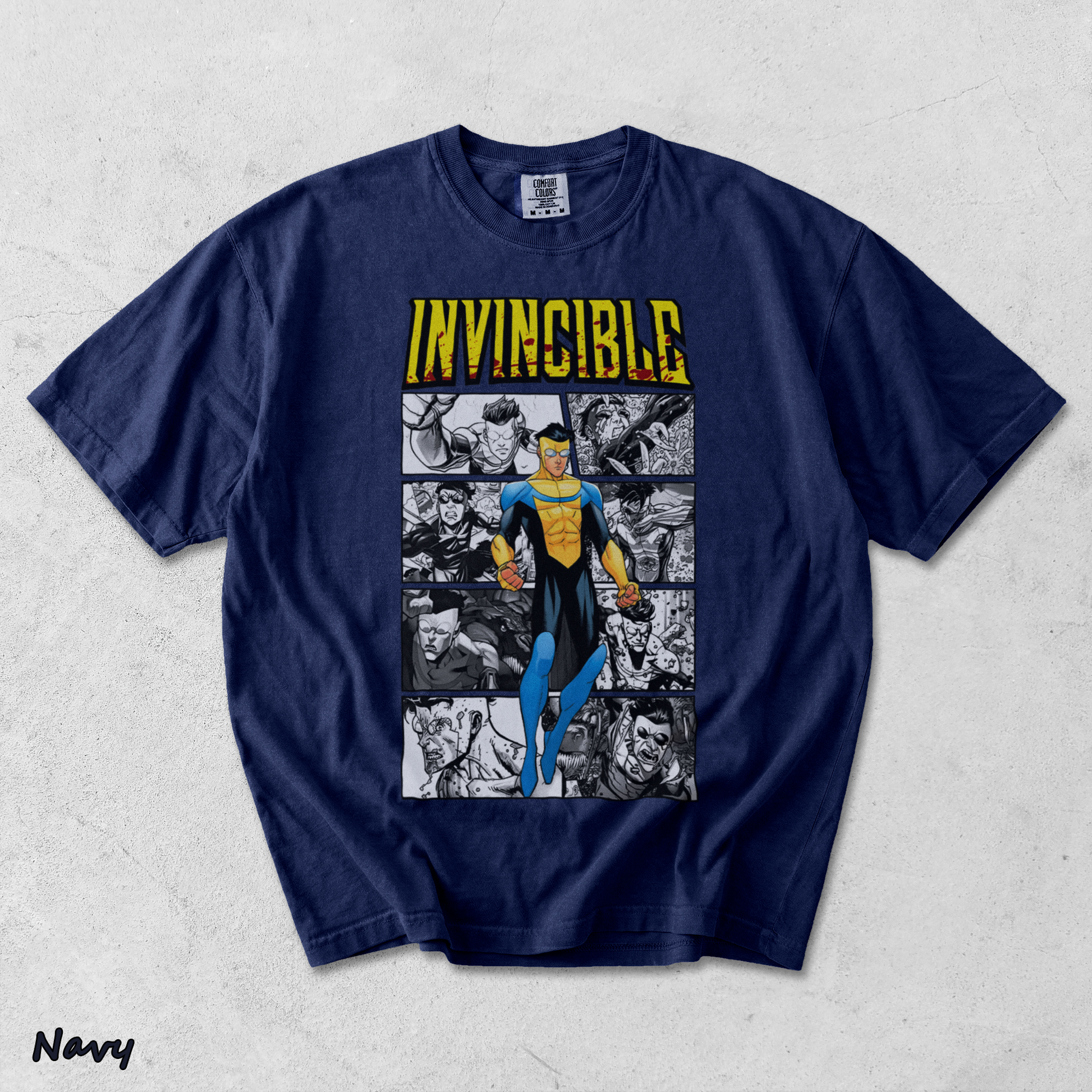 Dark God Smile - True Navy mockup