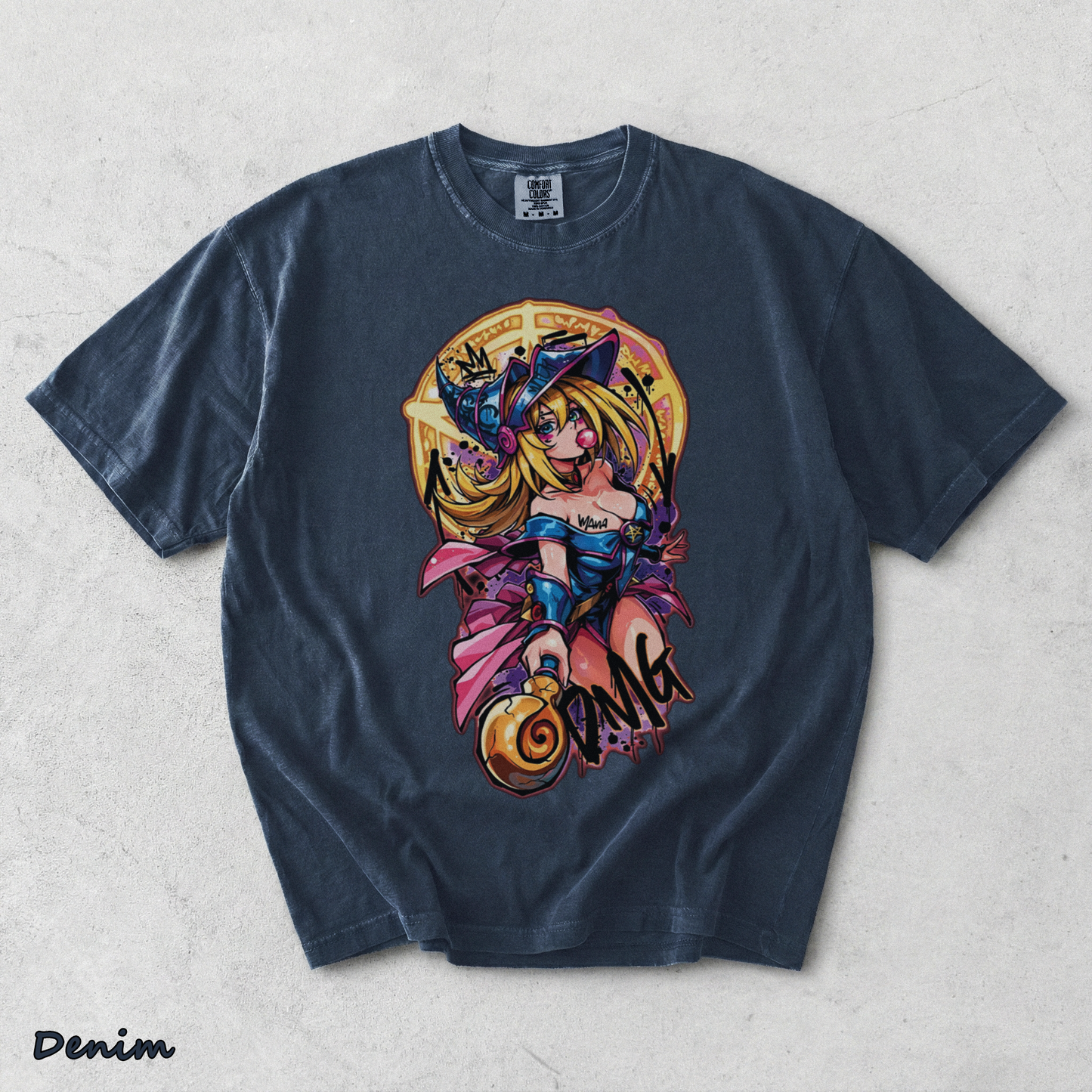 Dark magician 2 - Denim mockup