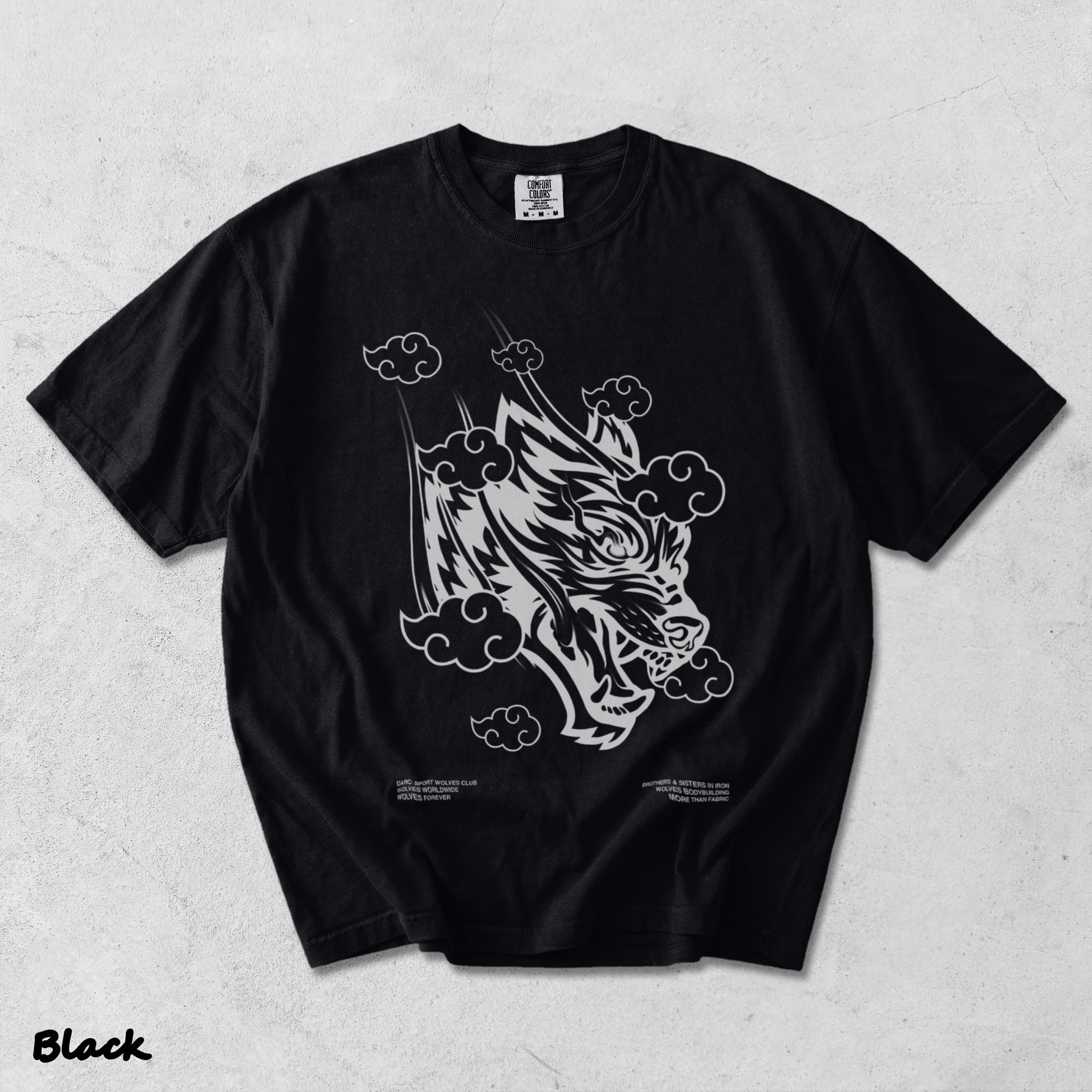 dark sport gym - Black mockup
