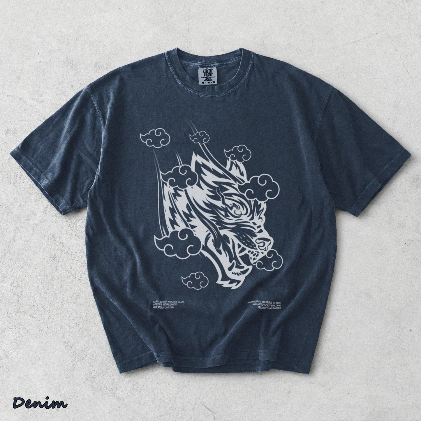 dark sport gym - Denim mockup