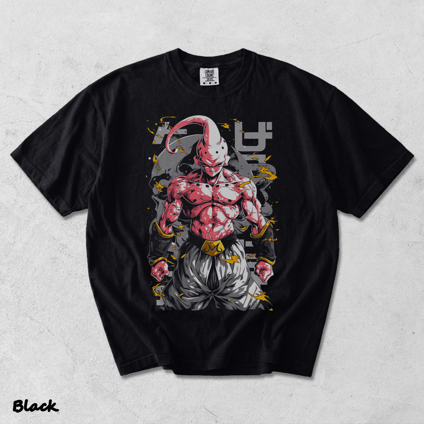 DBZ Majin Buu - Black mockup