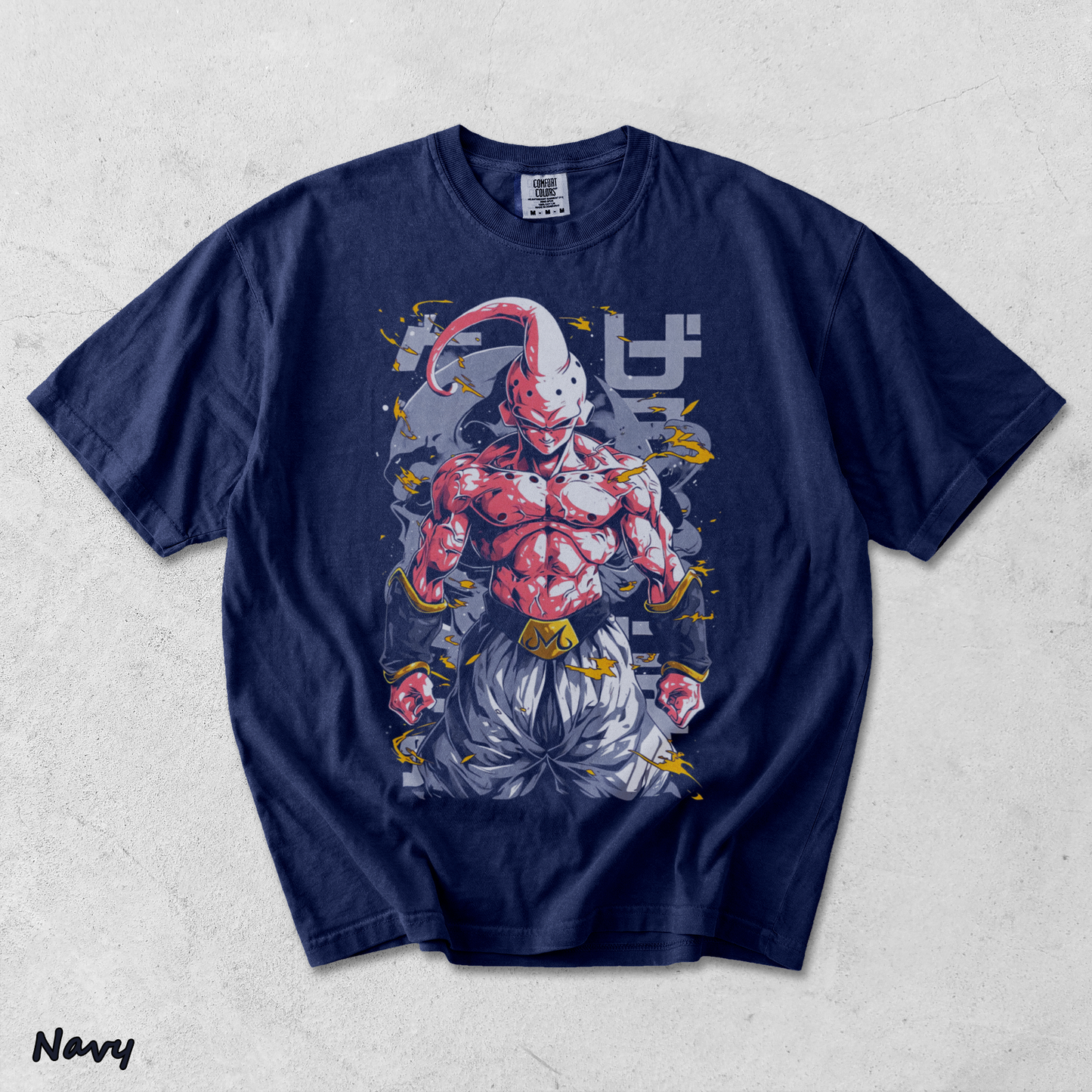 DBZ Majin Buu - True Navy mockup