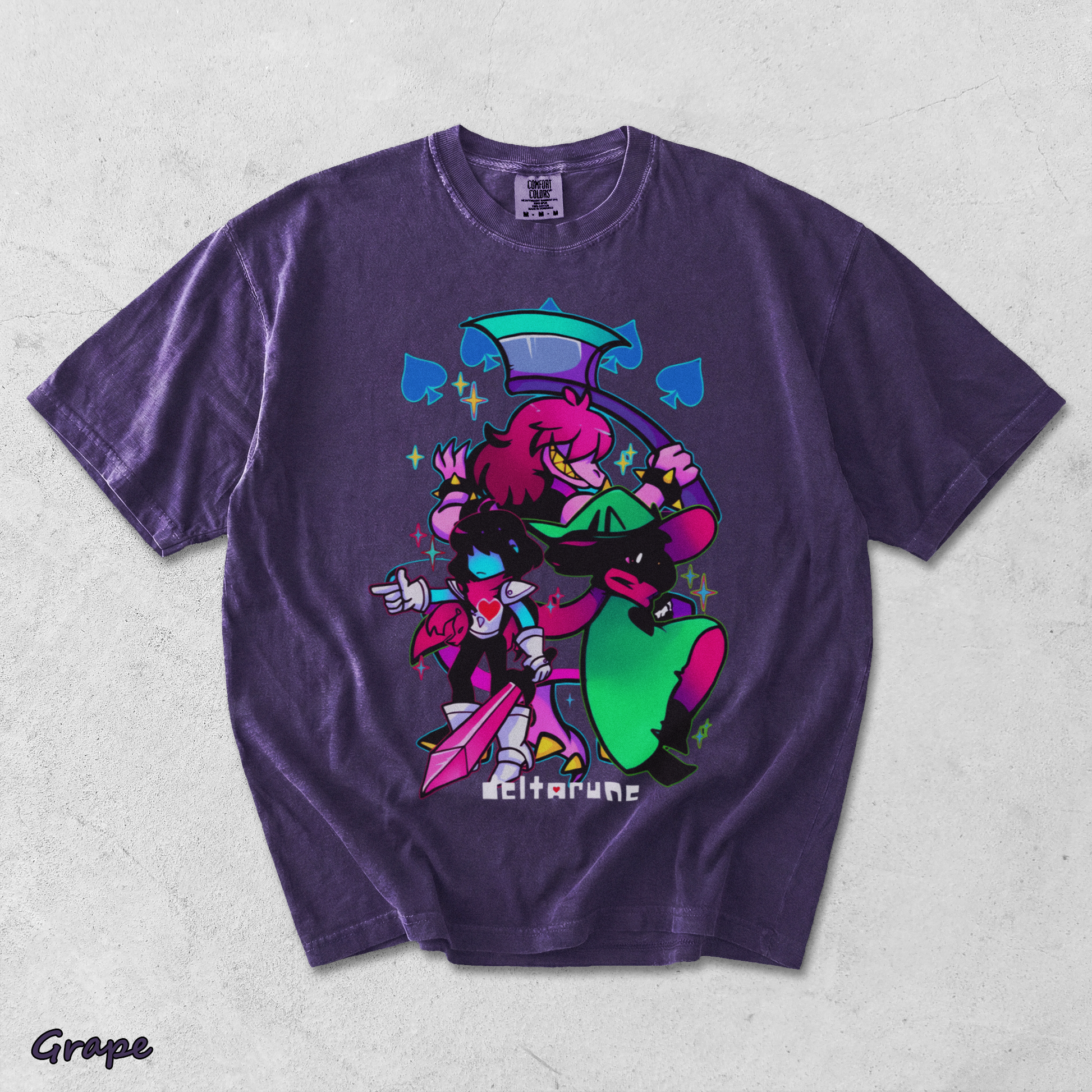 Deltarune - Grape mockup