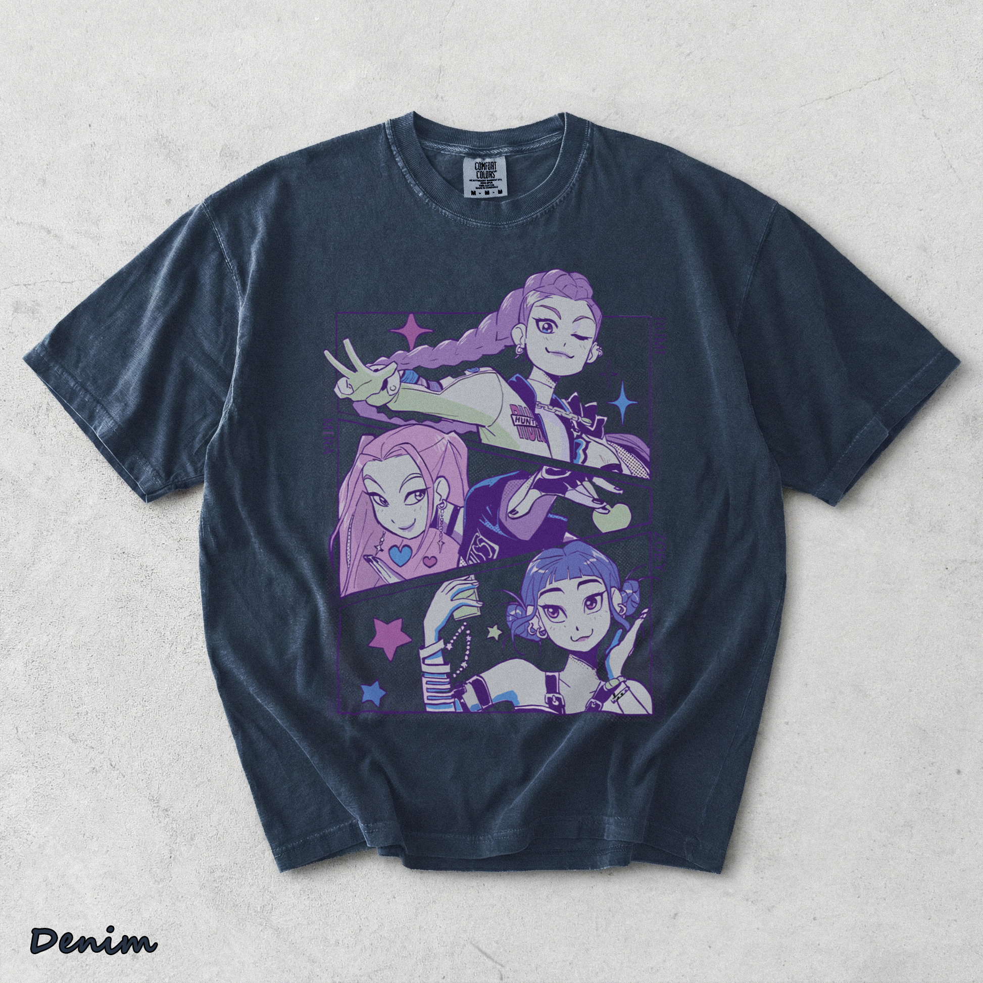 Demon Hunters Huntrix - Denim mockup