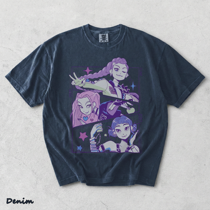 Demon Hunters Huntrix - Denim mockup
