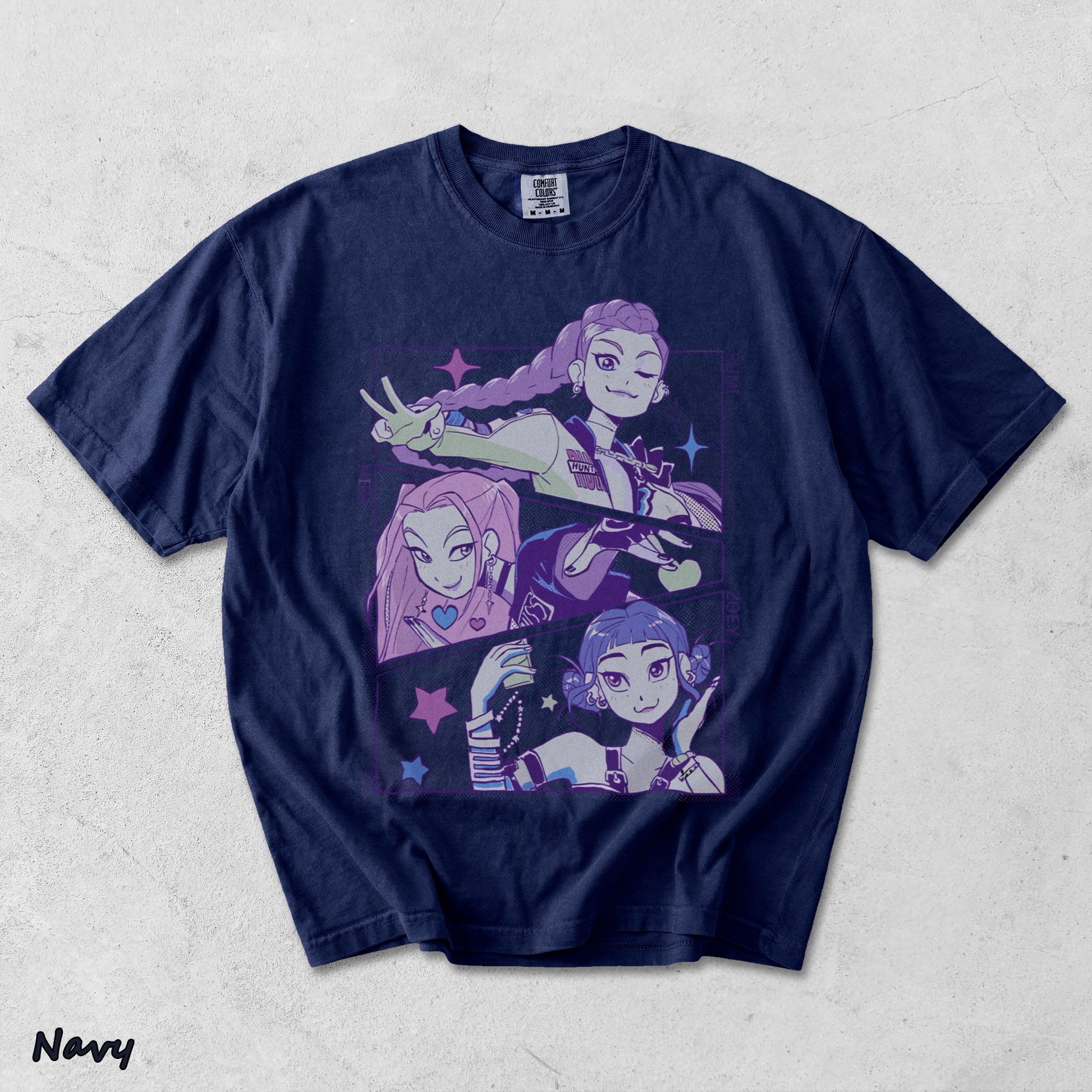 Demon Hunters Huntrix - True Navy mockup