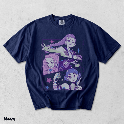 Demon Hunters Huntrix - True Navy mockup