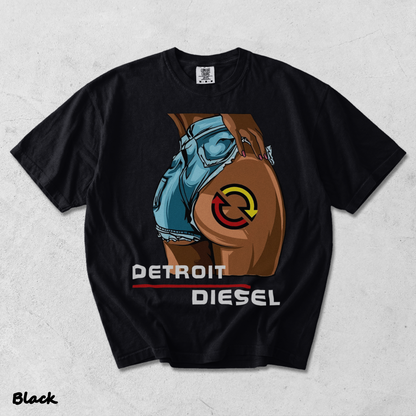 Detroit Diesel Engine Lady Girl - Black mockup