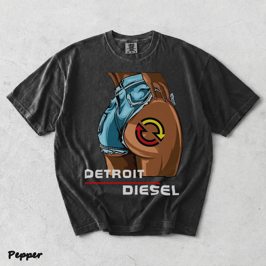 Detroit Diesel Engine Lady Girl - Pepper mockup