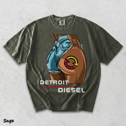 Detroit Diesel Engine Lady Girl - Sage mockup