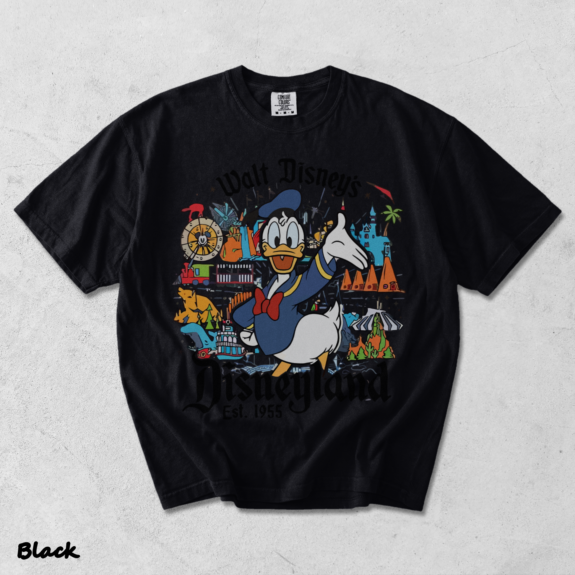 disney duck - Black mockup