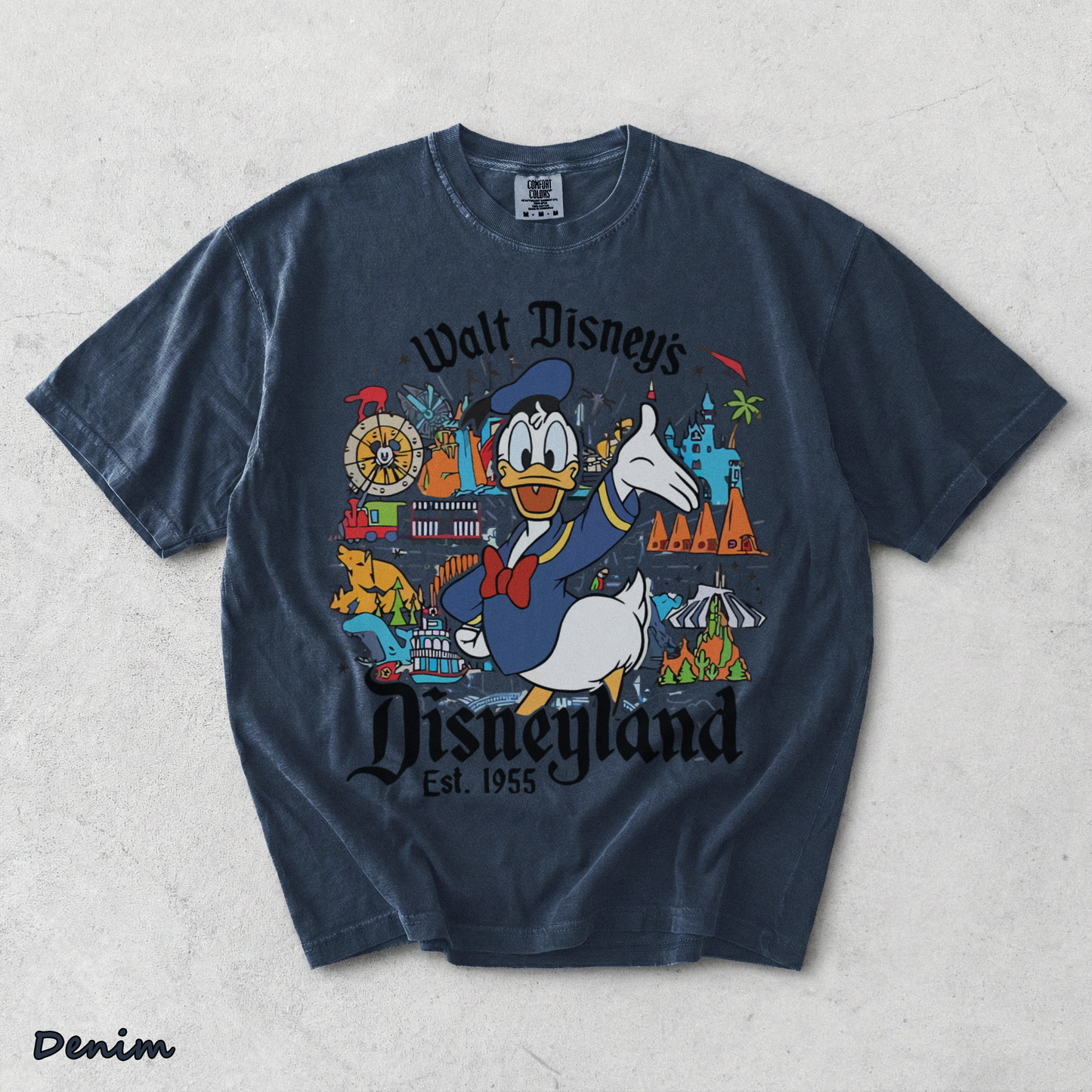 disney duck - Denim mockup