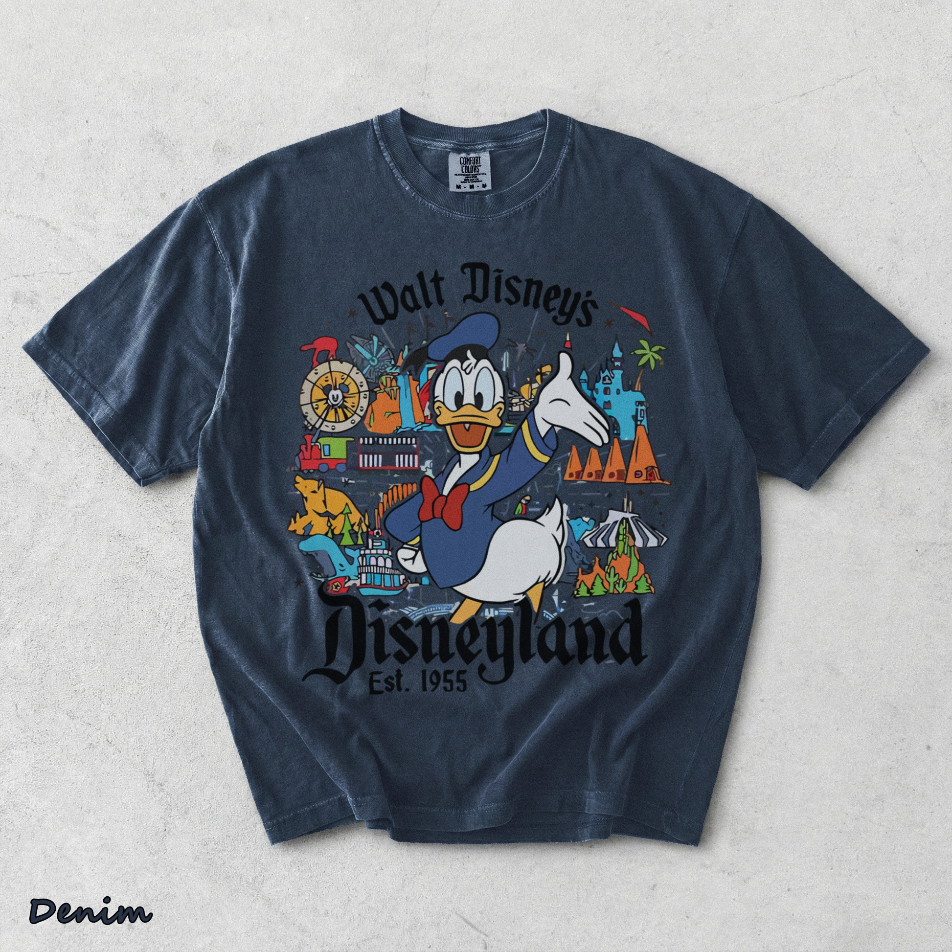 disney duck - Denim mockup